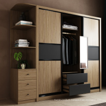 Style italien MDF Meuble de chambres en bois respectueuses de l&#39;environnement